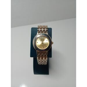 EJ Women's Silver and Gold Toned Watch Tested Clasp Closure